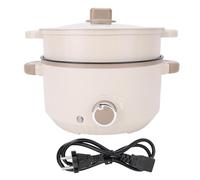 GLOGLOW Cooker Elettrico 3L Pentola Elettrica Grande capacità con Pannello a Doppio Strato a Doppio Strato Pannello di Controllo Touch di Controllo per Ramen (Plug 220v)