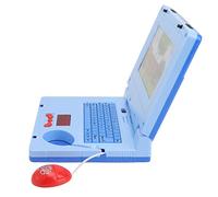 GLOGLOW Cutili Bambini Cartoni Animati Che Imparano il Computer Portatile con Musica Ed Effetti Sonori per lo Sviluppo Cognitivo e le capacità di Pensiero Critico Giocattolo Elettronico per i