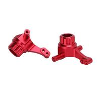 GLOGLOW Guscio dello sterzo in lega di alluminio di precisione per gli assi anteriori. Facile installazione per telecomando RC Car TT02 (rosso)