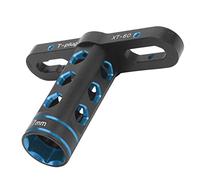 GLOGLOW Lega di alluminio RC Dado esagonale Boccola Strumento resistente all'usura per la rimozione dei dadi degli pneumatici da 1/8 RC Off-Road Car (BLUE)