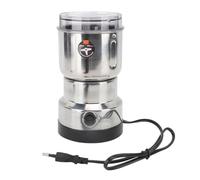 GLOGLOW Macinacaffè Elettrico in Acciaio Inossidabile Macinaspezie 300W 350ML Funzionamento a 1 Pulsante con Coperchio Trasparente per Chicchi di caffè Spezie Grani di Noci
