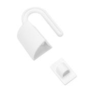 GLOGLOW necessità Quotidiane Materiale PP, Spazio di 9 Mm, Protezione per le Necessaria per Cerniera della Porta, Design a Rilascio di Pressione Previene Lesioni Alle Mani, con Gancio per Riporre la