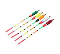 GLOGLOW Pali da pesca in legno di balsa, ottime prestazioni, 5 pezzi, per la pesca a tutte le profondità (5+2g)