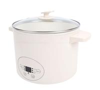 GLOGLOW Pentole Calde Pentola Antiaderente in ABS Pentola Personale per Noodle da 800 W 2,5 Litri con Prevenzione delle Bruciature a Secco per Studenti del Dormitorio Zuppa di Ramen e Piccoli Pasti