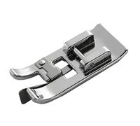 GLOGLOW Piedino 3,7 X 1,5 Cm Compatibile con Punto Zigzag Aiuta a Ridurre lo Sfilacciamento per Cucire a Casa Quilting e Rifinire Cuciture Piedino per Sopraggitto Unione Bordi in Acciaio Cucito Ricamo
