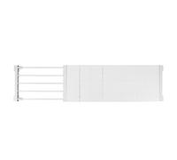 GLOGLOW Ripiano per Asta di Tensione, Divisorio per Armadio in Tubo d'Acciaio PP di Facile Installazione, Resistente per Guardaroba (Lunghezza 75-120 cm / 29,5-47,2 Pollici)