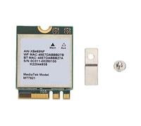 GLOGLOW Scheda di Rete Wireless Dual Band da 1800 Mbps per 10 11, Scheda WiFi NGFF M.2, Facile da Installare per Rete di Computer, Materiale PCB