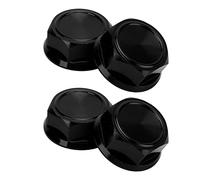 GLOGLOW Set di dadi esagonali durevoli in lega di alluminio con adattatore per dadi antipolvere, eccellente resistenza all'usura, accessori pratici per gli appassionati di auto RC,