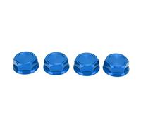 GLOGLOW Set di dadi esagonali durevoli in lega di alluminio con adattatore per dadi antipolvere, eccellente resistenza all'usura, accessori pratici per gli appassionati di auto RC,