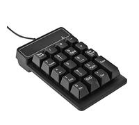 GLOGLOW Tastierino Numerico, Tastierino Numerico Cablato USB, Materiale Ergonomico ABS per Digitazione Veloce, Ideale per Impiegati e Banche