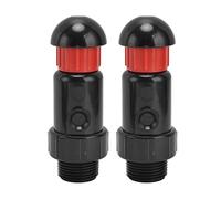 GLOGLOW Valvola di scarico efficace in 2 pezzi, valvola di ingresso automatica con buona guarnizione per l'irrigazione in giardinaggio, serre, agricoltura, filettatura esterna G3/4