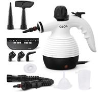 GLOIL Pulitore a vapore portatile multiuso con 10 accessori, adatto per grasso da cucina, piastrelle da bagno, divani, tende, ecc.