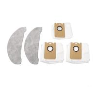 Glomc 2 panni per mocio e 3 sacchetti per aspirapolvere robot Imou L11 Pro Max, set di ricambio lavabili per uso domestico