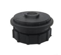 Glomc 2 pezzi aria condizionata unità interna ventola cuscinetto ruota alloggiamento manicotto in gomma pad albero tamburo, nero, 3 x 0,6 cm, per modelli standard per il raffreddamento domestico