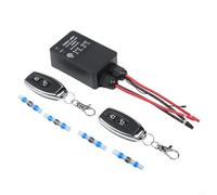 Glomc 30A Interruttore Telecomando Senza Fili Ac110-240V Ip65 Impermeabile Ricevitore Radio Per Esterni Interni Per Illuminazione Ventilatore Motore Sistema di Sicurezza Nero (B)