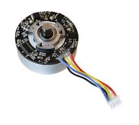 Glomc 5520 Esterno Per Rotore Motore Brushless DC 24V Alta Coppia 40W Con Per Il Regolamento Pwm, Scheda Driver Integrata, Compatto 54.5X26.8Mm Per Automazione Industriale
