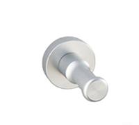 Glomc Appendiabiti singolo in alluminio, montaggio a parete, gancio multiuso in metallo antiruggine per vestiti, asciugamani, chiavi, alternativa senza chiodi, con fissaggi per corridoio, 53 mm, blu