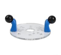 Glomc Base trasparente per fresatura con piastra in acrilico, alta stabilità e precisione per fresatura e intaglio del legno, adatta per la maggior parte dei tagliabordi