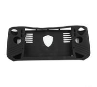 Glomc Custodia morbida in silicone per console portatile Msi Claw 8 Ai+, 31 x 13 x 4 cm, custodia protettiva con comoda struttura antiscivolo in nero/grigio/bianco, ideale (nero)