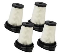 Glomc Filtro riutilizzabile compatibile con VRT61814VB VRT61814VR e Grundig VCH9929 VCH9929L VCH9931, accessorio per aspirapolvere lavabile, nero, confezione da 1/4 (4 pezzi)