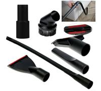 Glomc Kit di accessori per aspirapolvere, 6 pezzi, 35 mm, con spazzola, bocchetta a lancia e bocchetta per divano, per Kärcher, materiale ABS + PP, ideale per la pulizia di casa, ufficio e auto