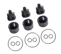 Glomc Kit di ricostruzione valvola piscina Jandy 2133 con coppa grasso e O-ring per valvole selezionate a 2 e 3 porte, costruzione in gomma ABS, set da 12 pezzi per nuoto