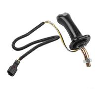 Glomc Maniglia del joystick dell'escavatore a 3 pulsanti, per DX225, per DH370-9C, per DH215, per DH300, costruzione in metallo plastica, nero