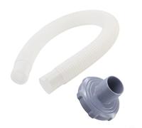 Glomc Set di 2 tubi e adattatori per piscina da 3,8 cm 25016/11238 per modelli Intex 28000E, 28335Eh, 28337Eh, 28341Wa, 28345Wa, 28365Eh, 28375Eh per il nuoto