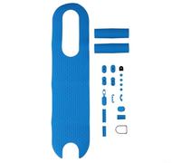 Glomc Set di tappetini e impugnature in gomma, per scooter elettrico Xiaomi M365, antiscivolo, con coperture per porte per protezione quotidiana (blu)