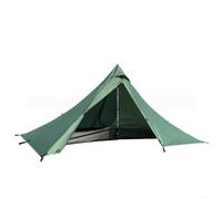 Glomc Tenda da campeggio a piramide ultraleggera, senza poli, per 1-2 persone, in rete 40D, con supporto per bastoni da trekking, rete traspirante per escursionismo, arrampicata, zaino in spalla