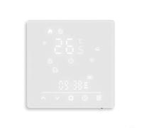 Glomc Wifi per termostato intelligente per riscaldamento a pavimento elettrico con protocollo Tuya Matter, controllo remoto della temperatura tramite app, interfaccia touch screen per automazione