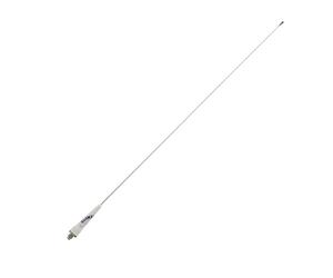 Glomex - Antenna Marina VHF GLOMEASY 0.9 m (bianco), Modello RA106SLSPB - Antenna con Base Plastica e Cavo 0.9 m, per gommoni, tender e piccole imbarcazioni - Montaggio Semplice e Prestazioni Costanti