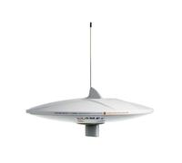 Glomex - Antenna TV/DAB "Nashira AGC DAB 20" Ø37cm (Bianco), Modello V9112AGCU/DAB20 - Amplificatore Automatico, Pinna Squalo, Kit Cavi e Stilo DAB, Per Barche vela/motore - Ricezione TV/Radio