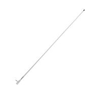 Glomex - Antenna VHF "Basic Line" 1,5m (Bianco), Modello RA400 - Include Cavo 4,5m, Boccola Nylon, 3dB, DC Ground, Per Barche a Motore - Qualità Conveniente