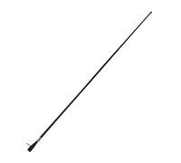 Glomex - Antenna VHF "Black Line" 1,5m (Nero), Modello RA400/BK - Include Cavo 4,5m, Boccola Nylon, 3dB, DC Ground, Per Barche a Motore - Stile e Convenienza