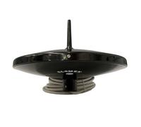 Glomex Oasis T480AGC 12V 24V Antenna TV Omnidirezionale Nera per Camper