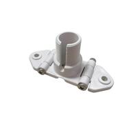 Glomex - Supporto Base Regolabile in Nylon per Crocetta 25mm (Bianco), Modello ITM002 - Per Installazione weBBoat 4G Lite HS, Uscita Cavo Laterale/Centrale, Per barche a vela, motore, gommoni, yacht