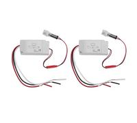 Glomora 2PCS Light Control Sensor Switches,Automatic Dusk to Dawn Photoelectric Switch with Probe for Street Garden Porch Lights and LED Fluorescent Street Lamp (DC12V)