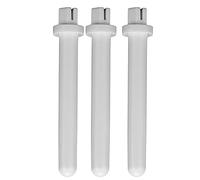 Glomora 3pcs Sewing Machine Spool White Plastic Tailoring Auxiliary Accessories for Craft Enthusiasts Tailor