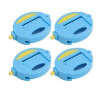 Glomora 4 Pcs Sealing Clips,for Bags Space Saving Safe Portable Multifunctional Snack Sealing Clips for Kitchen Packaging Sweets Chips and Other Food Bags