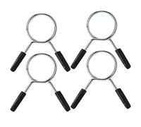 Glomora 4 Pezzi Clip per Collare a Molla per Bilanciere, Blocco a Molla per Manubri da Palestra per Sollevamento Standard (Diametro Interno 48 mm (Confezione da 4))