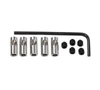 Glomora Adattatore dell'albero del motore Glomora RC, assegno per manicotto da 3,17 mm a 5 mm per l'adattatore dell'albero in acciaio inossidabile manicotto per convertire il motor