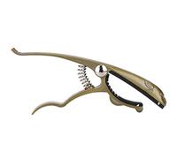 Glomora Capotasto per chitarra, Capotasto a forma di rana color bronzo alleato di zinco, per chitarre acustiche, elettriche e classiche, Ukulele e Banjo