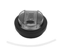 Glomora Coperchio Flip con Cannuccia Adatto per 40oz Cup Doppia Bocca per Bere Coperchio per Tazza in Silicone a Prova di Fuoriuscite con Cannuccia (Nera)