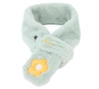 Glomora Cuscinetto Riscaldato per Collo, Riscaldamento per Collo a 3 Livelli, Sciarpa USB con Fascia Cervicale Termica con Motivo Cartoon, per Sollievo dal Dolore al Collo e (Piccolo motivo floreale)