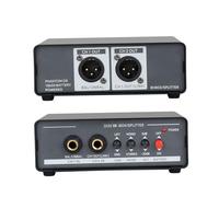 Glomora DI Box Distributor Splitter Professional Active Multi Functional Signal Effect Device Dual Channel Balanced Converter