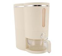 Glomora Dispenser di Riso Press Out Contenitore di Stoccaggio Ermetico Sigillato in Plastica per Alimenti Secchio di Riso di Grande Capacità con Misurino per Uso Domestico (S)