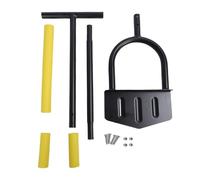 Glomora Edger Lawn Tool,T Handle Stainless Steel Half Moon Lawn Edger for Garden Flower Bed Sidewalk Driveway