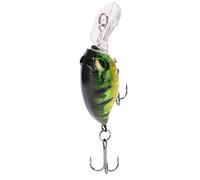 Glomora Fishing Mini Minnow Bait 6,2 cm - Esca artificiale ad alta simulazione con occhi 3D, esca dura in ABS per acqua dolce salata, azione di nuoto realistica, accessori per la (9# color)