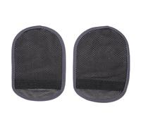 Glomora Guanti per la rimozione della Sabbia 2 Pezzi, detergente per la rimozione della Sabbia Spiaggia in Rete di Velluto Grande con Tasca per la Polvere, Elementi Essenziali per Le (Grey)